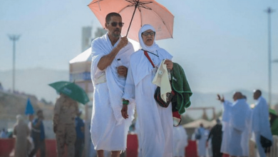 صورة انخفاض حالات الإجهاد الحراري بين الحجاج بنسبة 90% مقارنة بالعام الماضي