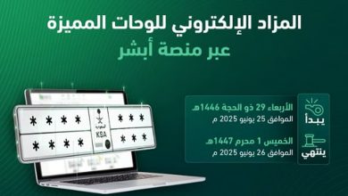 صورة طرح مزاد اللوحات الإلكتروني اليوم الأربعاء
