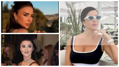 صورة نرمين الفقي بـ”شورت” ورانيا يوسف في “الجيم”.. لقطات نجوم الف
