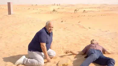 صورة صور- سيد رجب يتعرض لإصابة أثناء تصوير “شلة ثانوي”