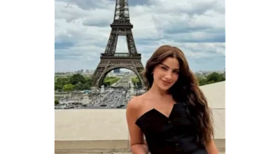 صورة بالصور.. صبا مبارك تستمتع بعطلتها الصيفية أمام برج إيفل