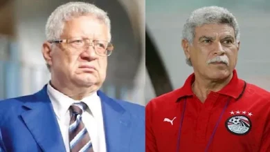 صورة مرتضى منصور لحسن شحاتة: للأسف أنا مسافر ومنعزل عن العالم