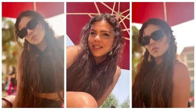صورة ناهد السباعي تنشر صورًا بإطلالة صيفية جريئة
