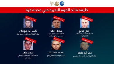 صورة إسرائيل تعلن اغتيال 6 من قادة كوماندوز حماس البحري في غزة