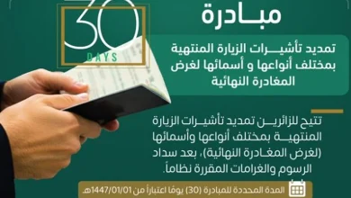 صورة الجوازات تكشف خطوات الاستفادة من مبادرة تمديد تأشيرات الزيارة المنتهية
