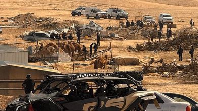 صورة استمرار هدم المنازل في قرية السر بالنقب