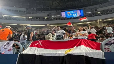 صورة حضور جماهيري كبير في مباراة مصر وإسبانيا بربع نهائي كأس العالم لكرة ال