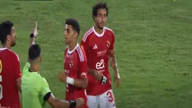 صورة خبير تحكيمي يعلق على طرد محمد هاني بمباراة الأهلي