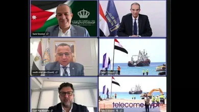 صورة تفاصيل إنزال أول كابل بحري مباشر بين مصر والأردن في طابا