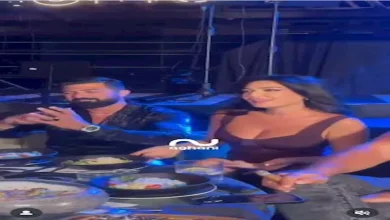 صورة رقص وغناء.. سيرين عبدالنور وسيف نبيل يثيران الجدل (فيديو)