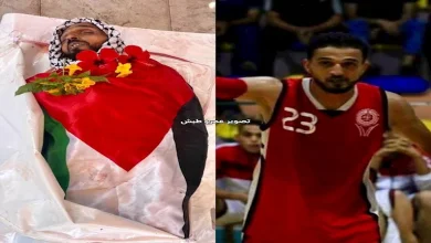 صورة أثناء بحثه عن طعام لابنته المريضة.. استشهاد لاعب كرة السلة محمد شعلان