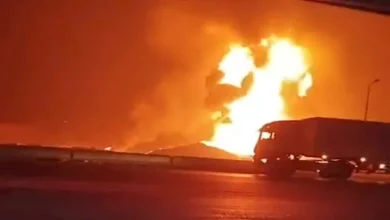 صورة حالتا وفاة و6 إصابات.. البترول تعلن تفاصيل انفجار خط الغاز بأبو سلطان