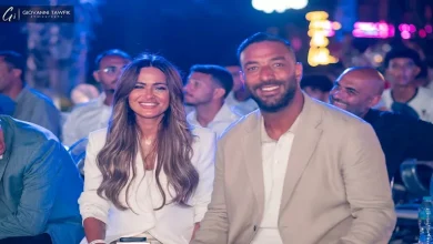 صورة 8 صور لميدو وزوجته في إحدى المناسبات