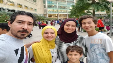 صورة 15 صورة وأبرز المعلومات عن عائلة محمد بركات نجم الأهلي السابق