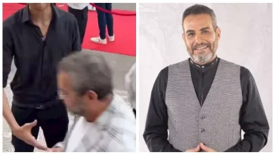 صورة أحمد عبد العزيز يُحرج معجب ويرفض مصافحته.. وفنان ينتقد:”زعلت جدا”