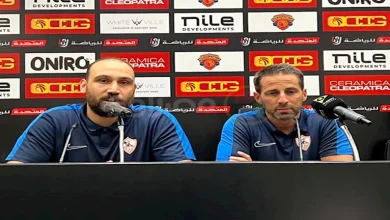 صورة أول تعليق من فيريرا بعد تعادل الزمالك والمقاولون العرب