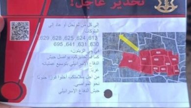 صورة جيش الاحتلال يلقي مناشير إخلاء لسكان شرق غزة