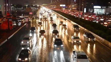 صورة أمطار على مكة المكرمة والباحة وجازان ونجران