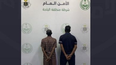 صورة القبض على مقيم لنقله مخالفًا لنظام أمن الحدود بمنطقة الباحة