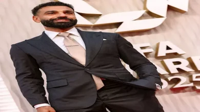 صورة مركز محمد صلاح في جائزة الكرة الذهبية