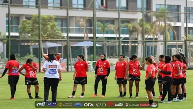 صورة منتخب مصر للشابات في اختبار قوي أمام غينيا الاستوائية