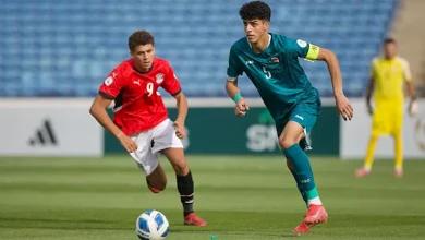 صورة منتخب مصر يخسر أمام العراق في كأس الخليج للشباب