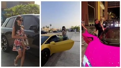 صورة “فيراري ولامبورجيني”.. مي عمر تستعرض سياراتها الفارهة في أحدث ظهور