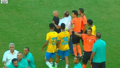 صورة “دخول الأمن واعتراضات”.. مشادة قوية خلال مباراة الإسماعيلي وإنبي بالدو