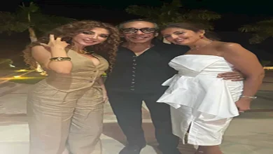 صورة ميريام فارس تلبي دعوة السفير المصري وزوجته في لبنان (صورة)