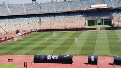 صورة استاد القاهرة في يتزين قبل استقبال قمة الأهلي والزمالك (صور)