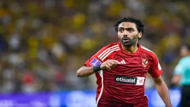 صورة مصدر يكشف لمصراوي تفاصيل إصابة حسين الشحات بعد مباراة القمة