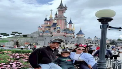 صورة 4 صور من استمتاع سيف الدين الجزيري وزوجته بعطلتهما في باريس
