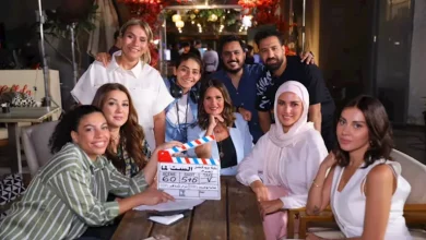 صورة بحضور الأبطال.. يسرا تنشر صورة من كواليس فيلم “الست لما”