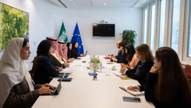 صورة وزير الاقتصاد والتخطيط يلتقي مسؤولين دوليين  أخبار السعودية