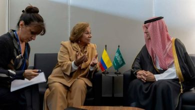 صورة وزير الدولة للشؤون الخارجية يلتقي وزيرة خارجية كولومبيا  أخبار السعودية