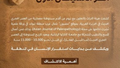 صورة «التراث» تعلن اكتشاف أقدم مستوطنة معمارية في الجزيرة العربية  أخبار السعودية