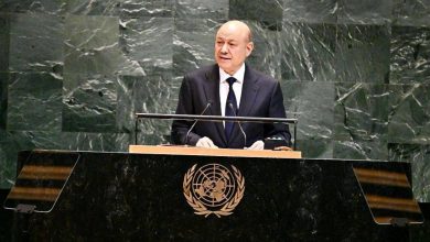 صورة في خطابه بالأمم المتحدة.. الرئيس اليمني: السلام لا يستجدى بل يفرض بالقوة  أخبار السعودية