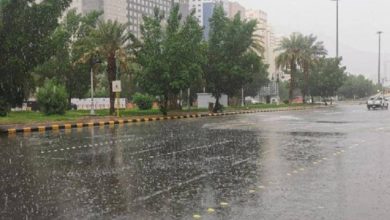 صورة الأرصاد: أمطار رعدية على 7 مناطق بالمملكة  أخبار السعودية