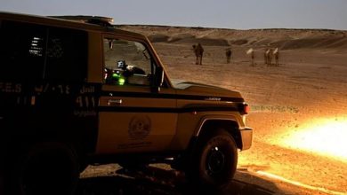 صورة ضبط مواطن لارتكابه مخالفة رعي بمحمية الملك عبدالعزيز الملكية