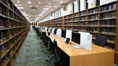 صورة مكتبة المسجد النبوي.. صرح معرفي يحوي 43 مليون صفحة رقمية