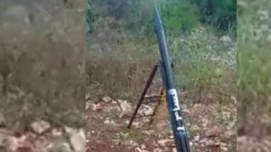 صورة الجيش الإسرائيلي: عثرنا على صاروخ في طولكرم والحدث قيد التحقيق