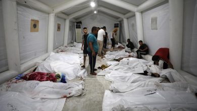 صورة الصحة بغزة تقرر دفن 15 شهيدا مجهولا
