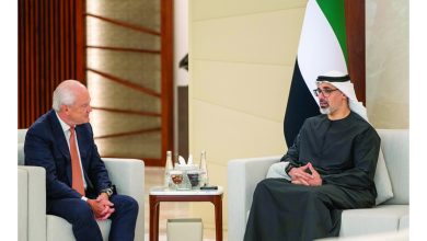 صورة خالد بن محمد يلتقي رئيس وأعضاء مجلس إدارة شركة «أسترازينيكا»       