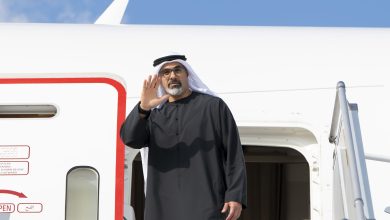 صورة ولي عهد أبوظبي يغادر كوريا بعد المشاركة في أعمال منتدى التعاون الاقتصادي لدول آسيا والمحيط الهادئ