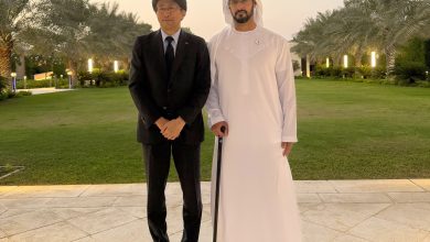 صورة زايد بن حمدان بن زايد يبحث تعزيز التعاون مع الرئيس التنفيذي لمجموعة “ميزوهو” المالية