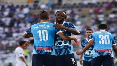 صورة تحكيم بوتسواني لإدارة مباراة التأمين الأثيوبي وبيراميدز بدوري الأبطال