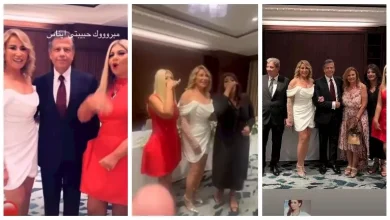 صورة بالصور- نجمات الوسط الفني في حفل زفاف إيناس الدغيدي