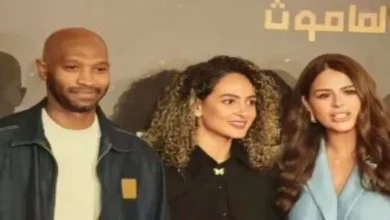 صورة شيكابالا وزوجته يدعمان هنادي مهنا في العرض الخاص لفيلم أوسكار