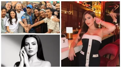 صورة أحمد سعد مع محمد صلاح ونسرين طافش جريئة.. لقطات لنجوم الفن خلال 24 ساع