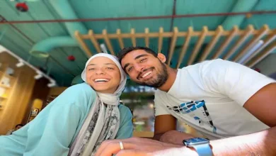 صورة أحمد ياسر ريان ولاعبة منتخب مصر السابقة يرزقان بمولودة جديدة